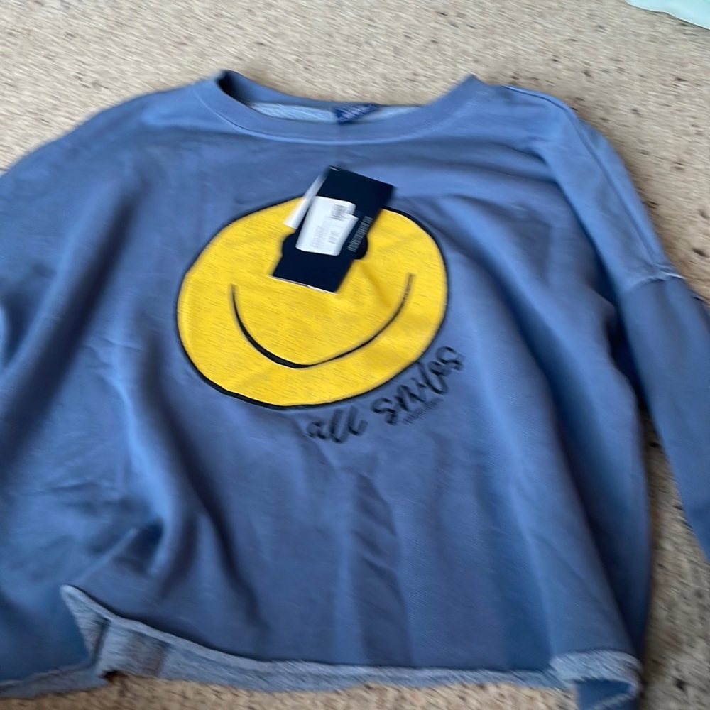 smile sweatshirt